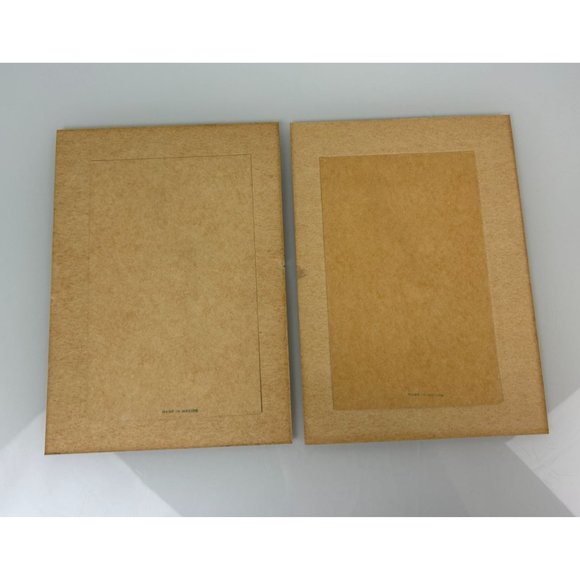 Vintage Feather Bird Art Pieces Set of 2,Red & Blue Animal Home Wall Art 5x7 - Picture 9 of 12